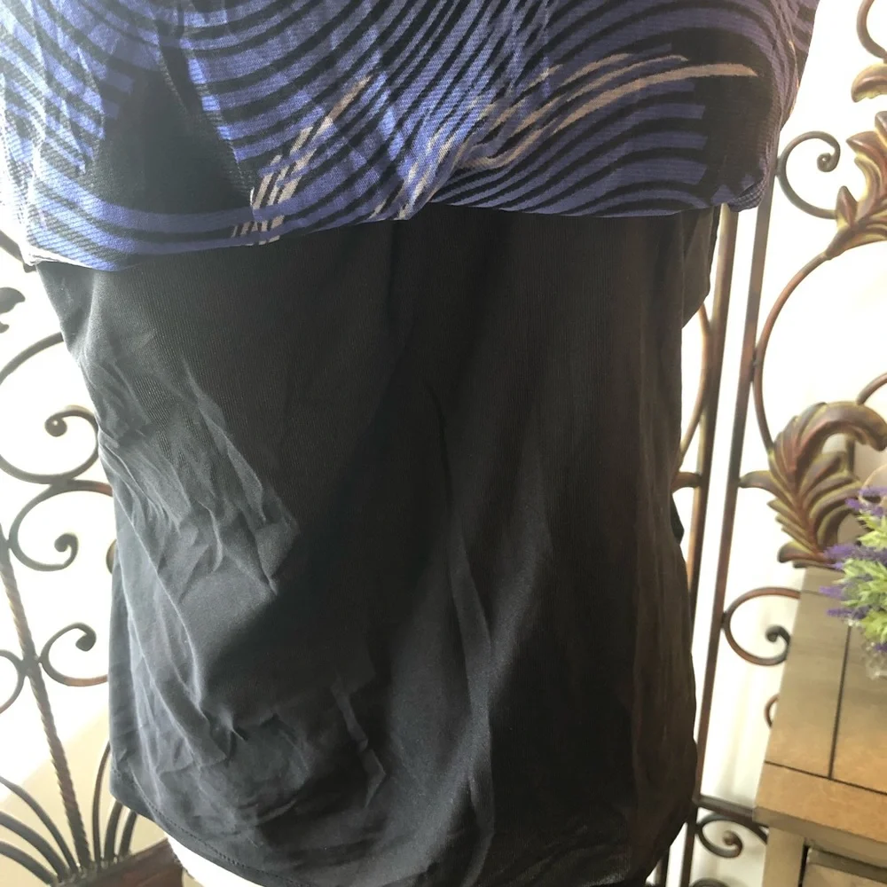 Worthington Ruffle blouse with liner - Picture 5 of 6